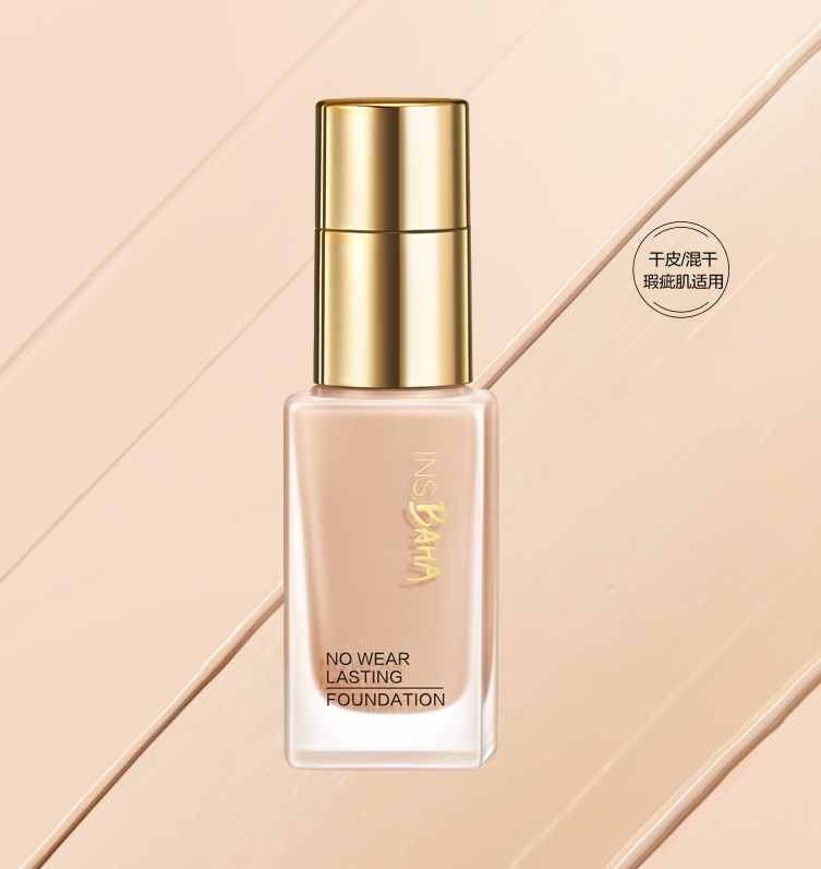 JIUYOU.COM印彩巴哈透薄持妆粉底液-遮瑕型